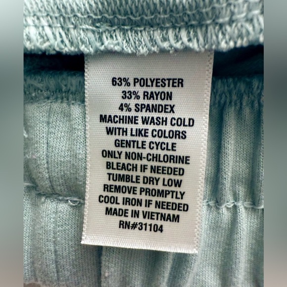 Wonderly Green Casual Pants with Elastic Waistband and Cuffs - Picture 5 of 7